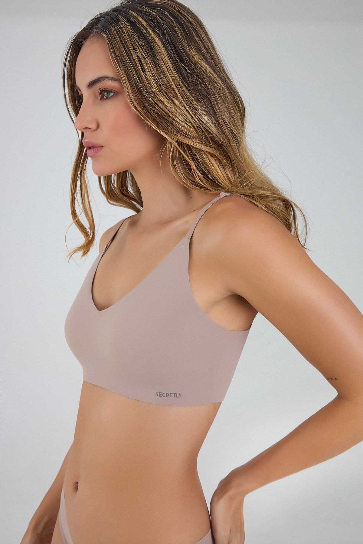 BRALETTE LYCRA TAUPE