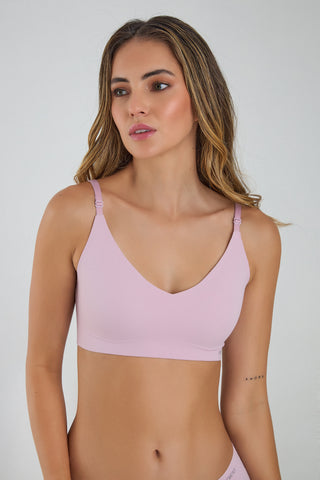 BRALETTE LYCRA ROSADO