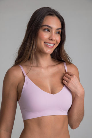 BRALETTE LYCRA ROSADO